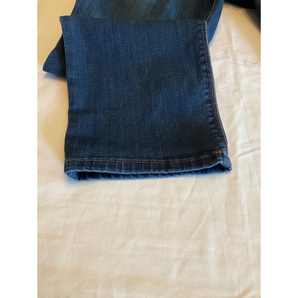 Lee Easy Fit Women Dark Wash Capri Denim Jeans Blue - Picture 7 of 10